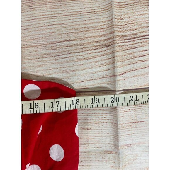 FunFash Women's Red Polka Dot Rockabilly Fit And Flare Halter Dress - 22/24 - Picture 8 of 14